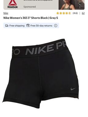 Nike Women's Pro Short Bike Shorts - Black
